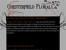 Tablet Screenshot of chesterfieldfloralco.com